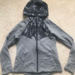 Nike Grey camo hoodie size 10